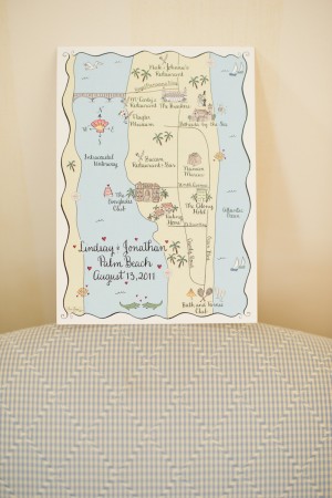 Palm Beach Wedding Map