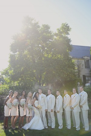 Pastel Colored Bridal Party 2