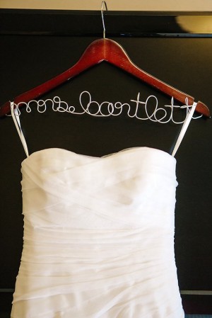 Personalized Wedding Gown Hanger