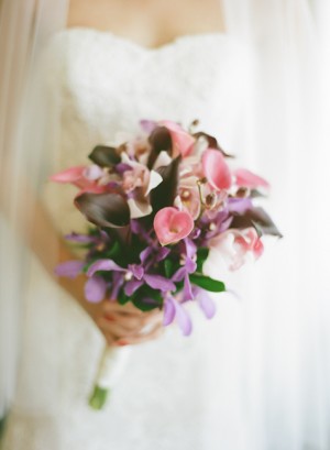 Pink Calla Lilly Bridal Bouquet