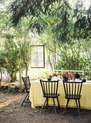 Rustic Elegant Outdoor Tabletop