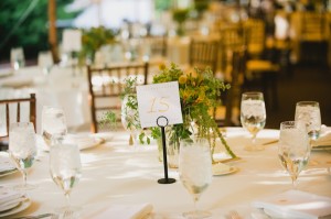 Rustic Yellow and Green Table Centerpiece