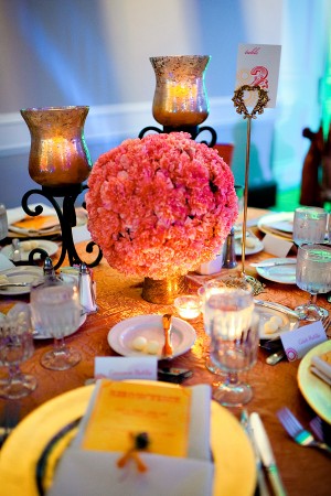 Carnation Wedding Centerpiece