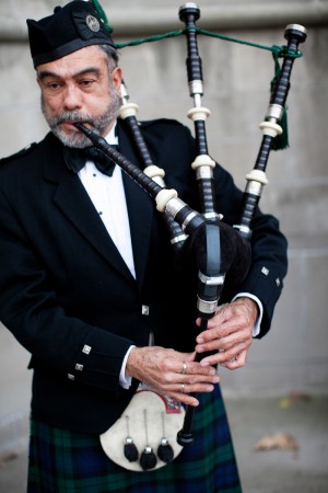 Ceremony Bagpipe Player