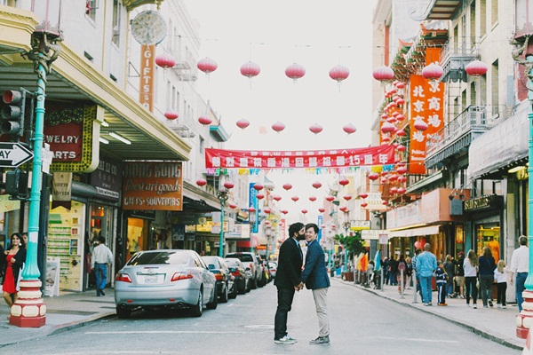 Chinatown Street Engagement Shoot