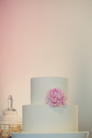 Classic White Two Tier Cake