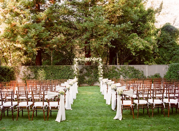 Elegant Outdoor Wedding Reception Decor