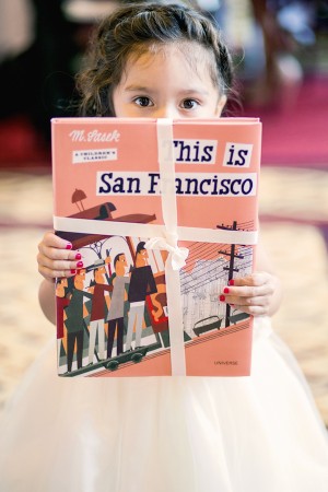 Flower Girl With San Francisco Book