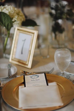 Gold Charger Place Setting