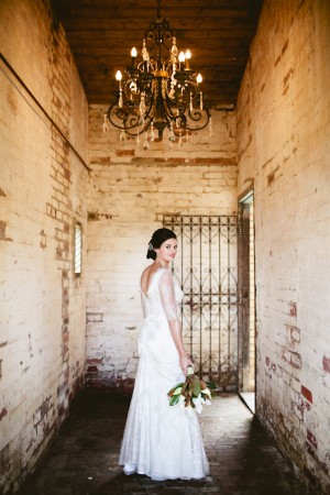 Lace Sleeved Bridal Dress