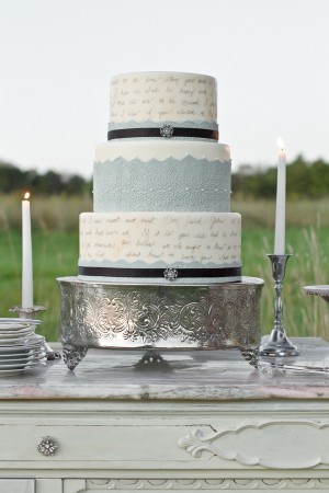 Love Letter Wedding Cake