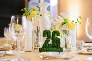 Moss Reception Table Numbers