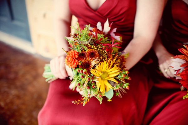 Orange and Yellow Fall Bouquet