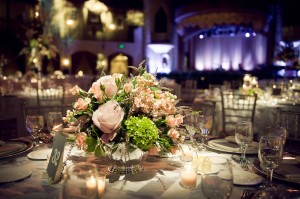 Pink and Green Wedding Flowers