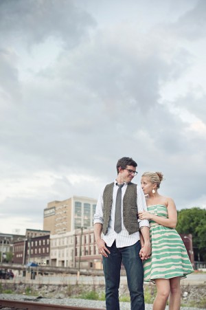 Playful Outdoor Engagement Session by Jennie Andrews Photography 2