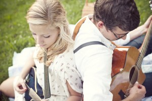 Playing Guitar Engagement Session