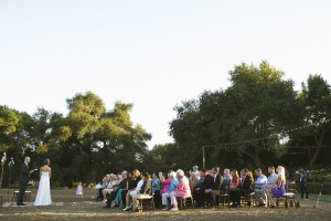 Simple Outdoor Vineyard Wedding Ceremony