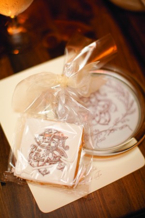 Wedding Favor Cookies With Cipher
