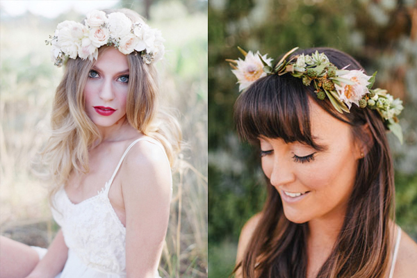 Blushing Bride Floral Crowns