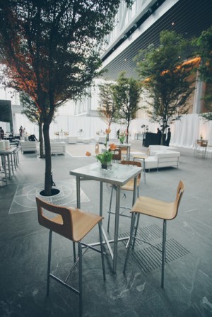 Contemporary Reception Cocktail Tables