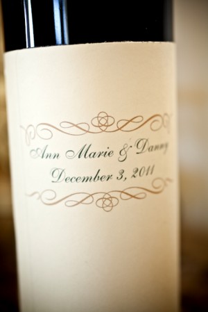 Custom Wedding Wine Label
