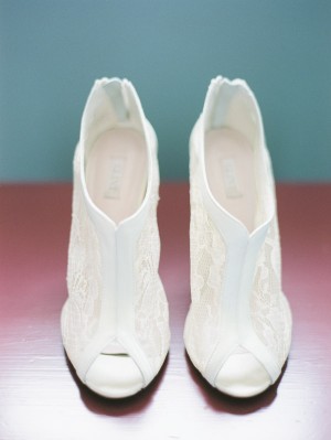 Lace Bridal Ankle Booties