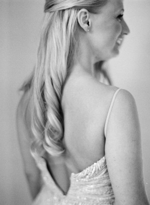 Long Curled Bridal Hairstyle