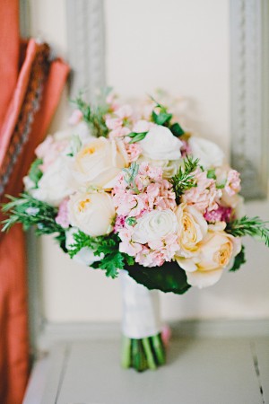 Pale Rose and Hydrangea Bouquet