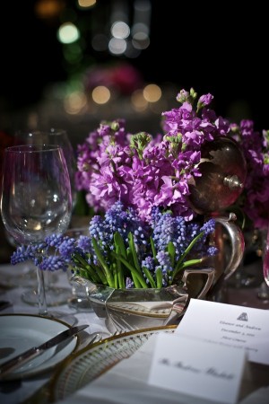 Purple and Blue Floral Arrangement