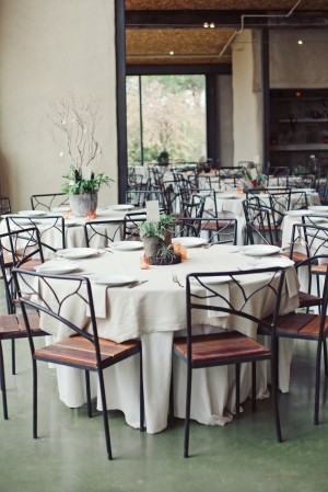 Reception Tables With Succulents and Air Plants