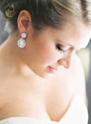 Rhinestone Drop Bridal Earrings