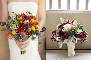 Rich and Rustic Wedding Bouquets