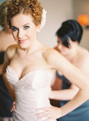 Strapless Ruched Bridal Gown