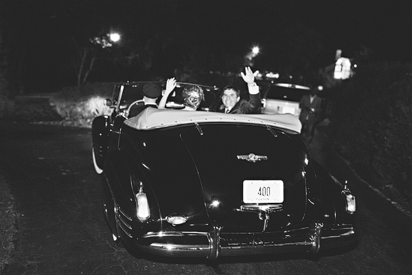 Vintage Black Getaway Car