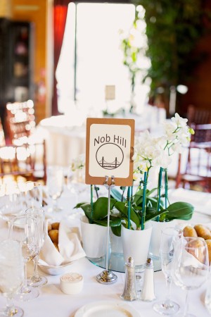 White Orchid Wedding Centerpieces