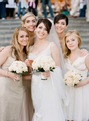 Champagne and Ivory Bridesmaids