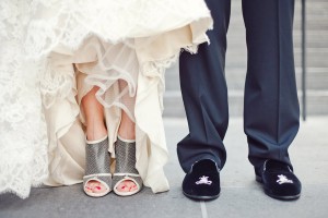 Chanel Caged Bridal Shoes