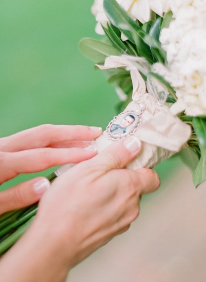 Charm On Bridal Bouquet
