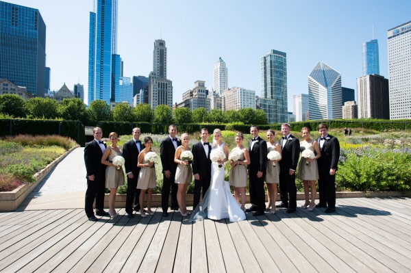 Chicago Wedding Party Photo