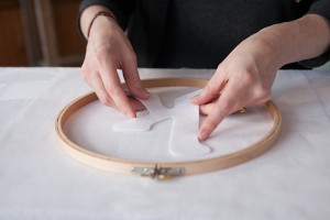 DIY Monogrammed Embroidery Hoops by Rafters of Cedars 4