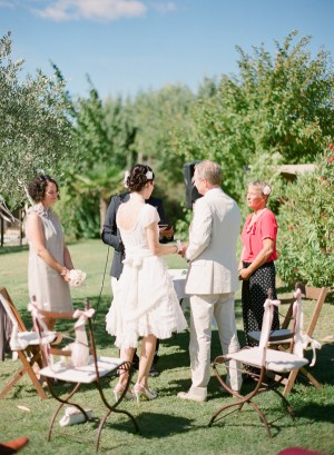 French Vineyard Wedding Ceremony
