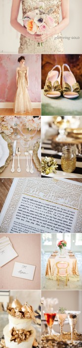 Glitter Gold Wedding Inspiration