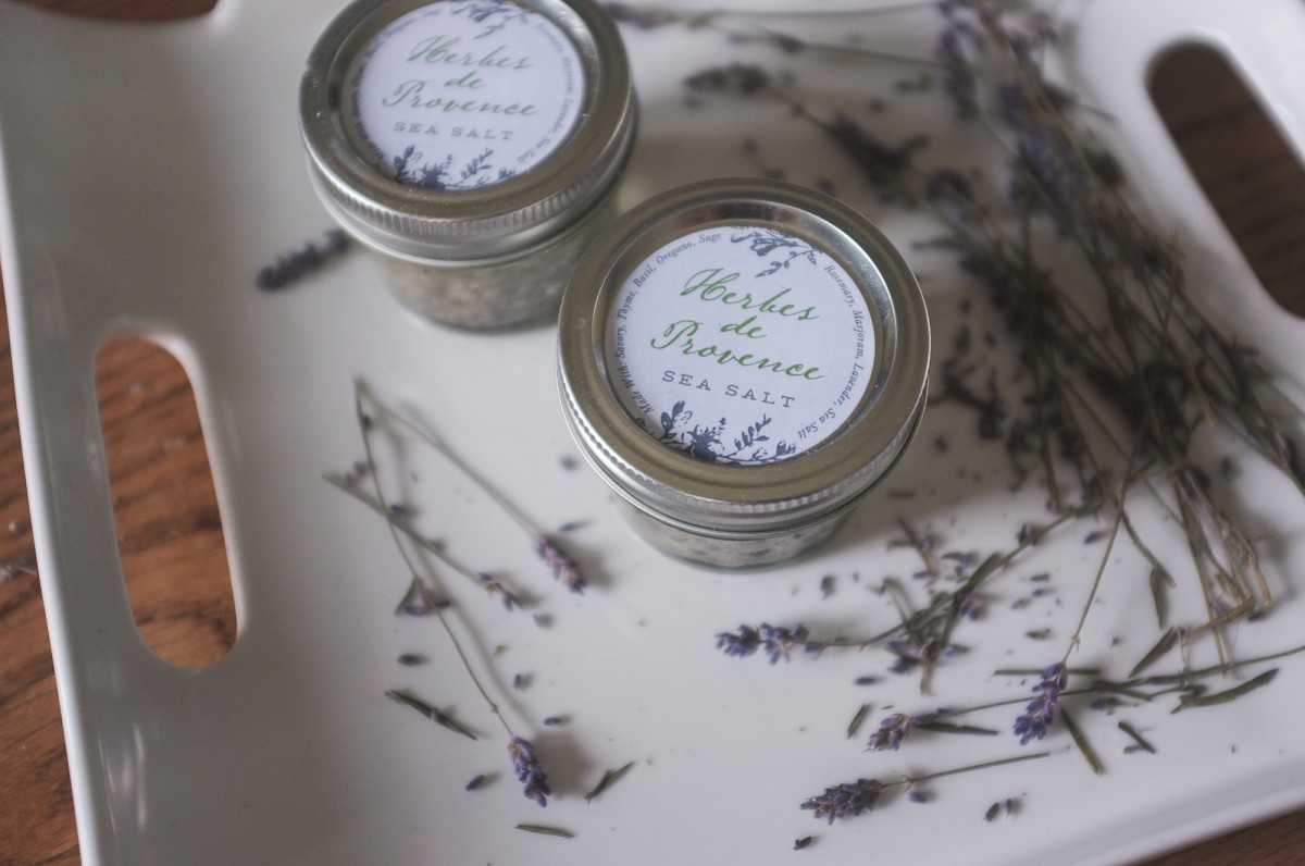 DIY Herbs de Provence Salts