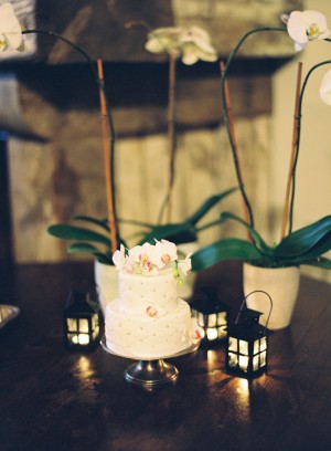Miniature White Wedding Cake