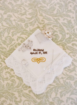 Monogrammed Bridal Handkerchief1