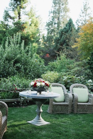 Outdoor Reception Seating Area