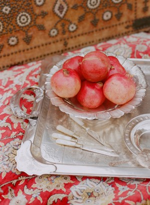 Pomegranate Centerpiece