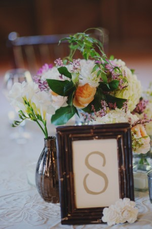 Reception Table Number in Wood Frame