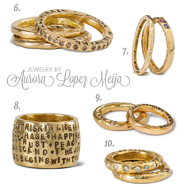 Rings by Aurora Lopez Meija Gray