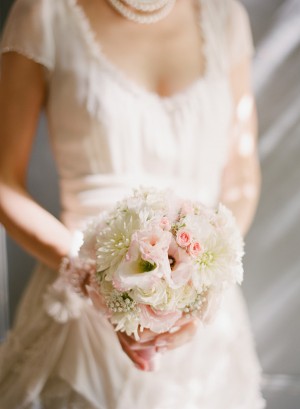 Romantic Pink and White Bouquet